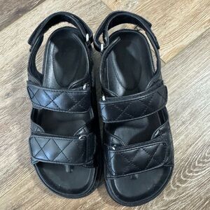 Tony Bianco Quilted Leather Sandals
